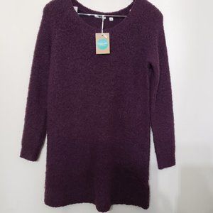 Uniqlo Sweater Sheath Dress Plum Purple - Size Small